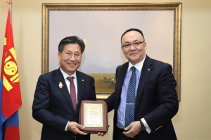 류재선 전기공사협회장, 몽골 정부훈장 수상