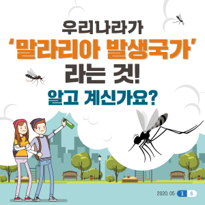 [카드뉴스] 우리나라가 '말라리아 발생국가'라는 것! 알고계신가요?