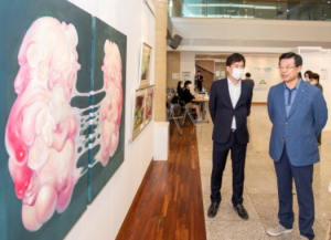 용산아트홀, `2020 용산평화예술전` 개막식 참석