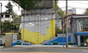 창의문로 보행환경 개선공사 실시