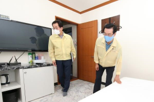 성장현 용산구청장, 폭염 대비 무더위쉼터 점검