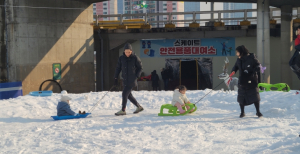 도심 속 겨울왕국 ‘성북구 겨울 썰매장’ 화려한 축하공연과 함께 즐거움 선사
