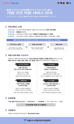 서울시, 시니어 경제활동 지원 본격화… 연 2,500명 취·창업훈련 지원