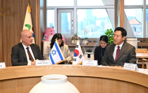 오세훈 서울특별시장, 3일 라파엘 하르파즈 주한이스라엘 대사 면담
