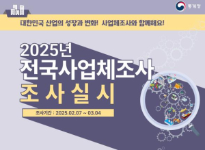 중랑구, 2025년 `전국 사업체조사` 실시