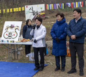 강북구의회 최미경의원, 강북도시농업체험장 시농제 참석