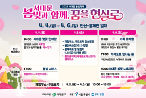 2025 서대문 봄빛축제 프로그램 축소 변경