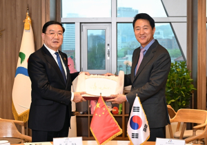오세훈 시장, 22일(화) 중국 청두시 왕펑차오(王鳳朝) 시장 면담