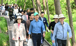 오세훈 서울시장, 29일 ‘암사초록길 개통식’ 참석