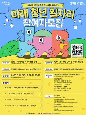 차곡차곡 일 경험 쌓아 취업 성공! 서울시, 미래청년 일자리 참여자 모집