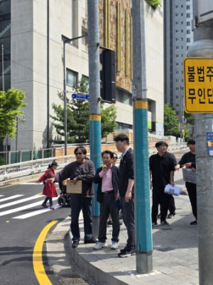 강북구의회 노윤상 의원, 솔샘시장 앞 대각선 횡단보도 설치 추친 `착착`