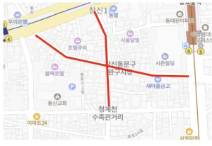 종로구 창신동 문구완구시장, 낡은 도로 `말끔히`