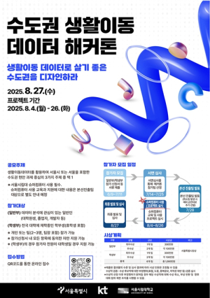 서울시, 슈퍼컴퓨터 활용한 ‘데이터 해커톤’으로 도시문제 해결 나선다
