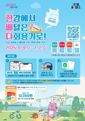 서울시, “지구 온도 식히는 배달 다회용기 피크닉” 성황리에 개최
