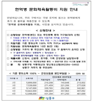 성동구, 현역병 문화체육활동비 지원 대폭 확대! 지원금 2배 인상
