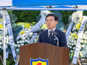 진교훈 강서구청장, 개화산전투 호국영령 넋 기려