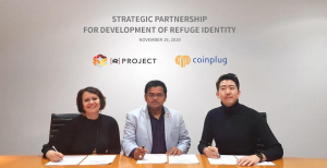 ‘코인플러그’ 유엔난민기구(UNHCR)공식 프로젝트 R-project의 난민ID사업에 기술 파트너로 선정