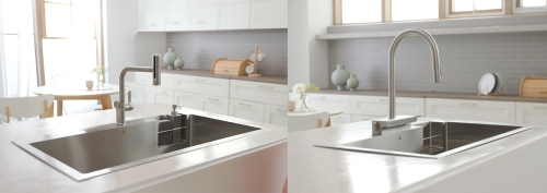 아티잔 포켓엠보 사각싱크볼, 롯데홈쇼핑 특별 판매…수전 선택형 패키지 선보여