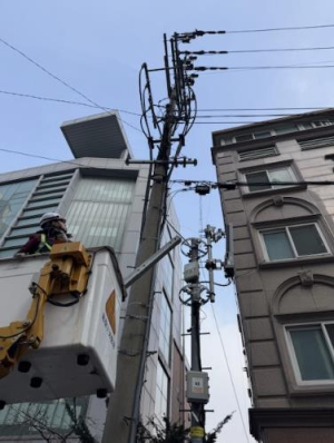 공중 안전 선두주자! 관악구, 4년 연속 공중케이블 정비 우수구 선정