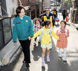 용산구, 어린이 통학안전지도사업 주민 호응