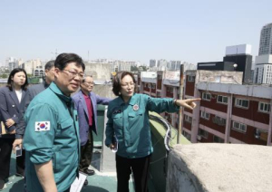 박희영 용산구청장, 이촌동 리모델링 공사장 및 노후건축물 현장점검