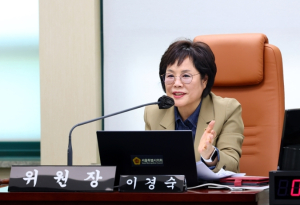 서울시의회 이경숙 의원, 폭우만 오면 ‘도로 실종’ 시인성 강화 촉구