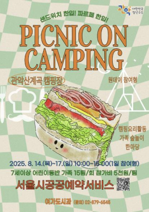 관악구, 한여름 관악산 숲속에서 당일치기 피크닉 즐기자!