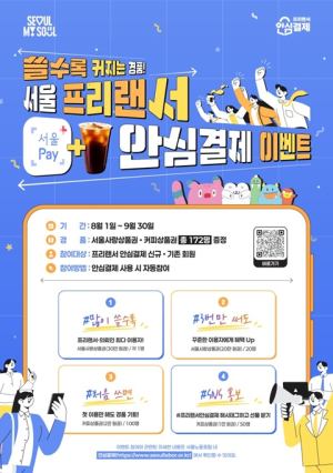 서울시, `프리랜서 안심결제` 이용하고 상품권도 받아가세요!