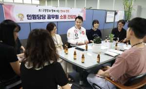 오언석 도봉구청장, 민원 최일선 공무원 만나 `찐` 고충 들었다