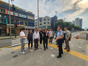 영등포구의회 박용찬 위원장 및 시·구의원·실무진 총출동… 신풍로66 사고 다발 구간 현장 방문