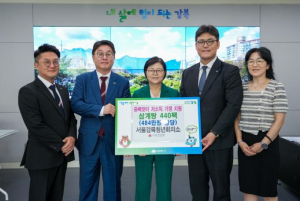 강북구, 서울강북청년회의소로부터 삼계탕 간편식 440개 전달 받아