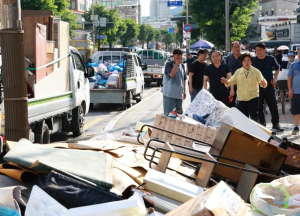 ˝기록적 폭우에도 신속한 회복˝ 은평구, 광복절 연휴에도 구민과 함께 수해 복구 총력