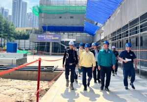 서울시의회 박상혁 교육위원장, 청담고 및 흑석고(가칭) 이전‧신축공사 현장 점검
