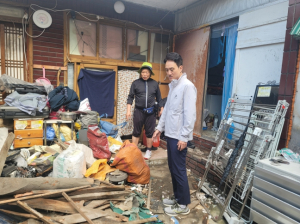 강북구의회 노윤상 의원, 폭우 피해 현장 찾아 신속한 대응 촉구