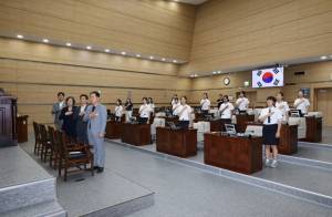 용산구의회, 보성여중 학생 대상 의회 견학 실시