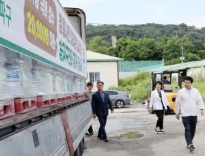 송파구, 가뭄으로 어려움 겪고 있는 강릉에 생수 2만 병 긴급 지원