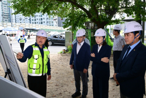 서울특별시의회 최호정 의장, 서부간선도로 공사 현장 방문…“시민 불편 최소화”