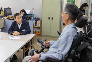 김경호 광진구청장, 추석 맞아 장애인 시설 방문… 소통의 시간 가져