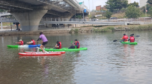 동대문구, 시각장애인 카약 체험 펼쳐