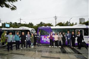 동대문구, 자율주행버스 개통식 개최… 내일부터 정식 운행