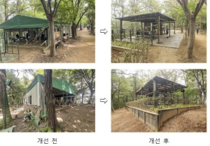 양천구, 지양산 내 40년 된 불법시설 걷어내고 `야외 운동공간`으로 새단장