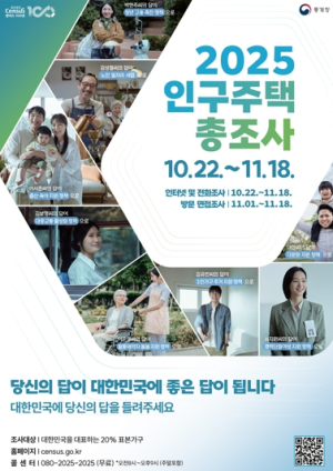 구로구, ‘2025 인구주택총조사’ 10월 22일부터 단계적 실시