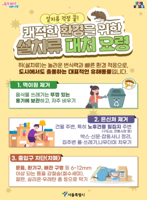 서울시, 쥐 출몰 지점에 IoT 센서 달린 `스마트 방제 시스템` 도입