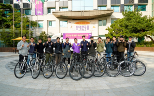 동대문구, 재생자전거 30대 취약계층에 전달