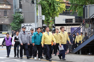 마포구, 행정안전부 장관과 함께 핼러윈 대비 안전관리 현장 점검