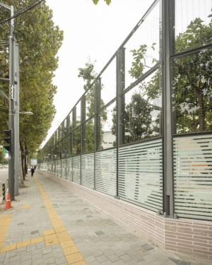 양천구, 목일중·신목고 일대 방음벽 27년 만에 전면 교체