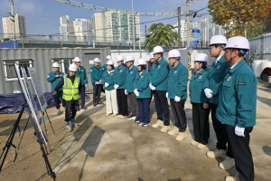 서울특별시의회 도시안전건설위원회, 사천빗물펌프장 유입관로 신설공사 현장확인감사 실시