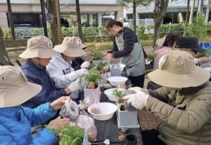 ˝한겨울, 어르신 손끝에서 피어난 초록 이야기˝ 은평구, 반려식물 작품 전시회 개최