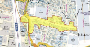 서울 중구, 밤이 되면 더 빛나는 골목 충무로에 켜진 `이순신1545`
