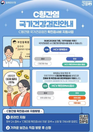 구로구, C형간염 확진 검사비 지원 병원 확대... ˝이제 종합병원에서도 혜택 받으세요˝
